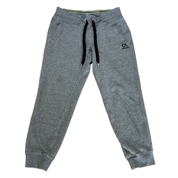 CALVIN KLEIN PERFORMANCE WOMENS JOGGERS SWEATPANTS GRAY SIZE SMALL DRAWSTRING - Picture 1 of 7